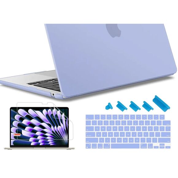 May Chen MacBook Air 15 Inch M2 Case Violet Protective Keyboard Cover - Picture 4 of 6